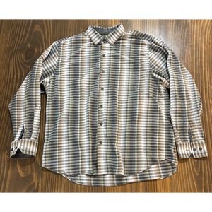 TOMMY BAHAMA Long Sleeve Button Up Shirt Mens XL Tall Stripe Casual